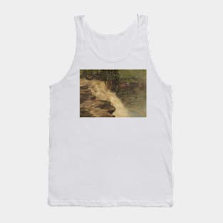 A Waterfall in Colombia by Frederic Edwin Church Tank Top